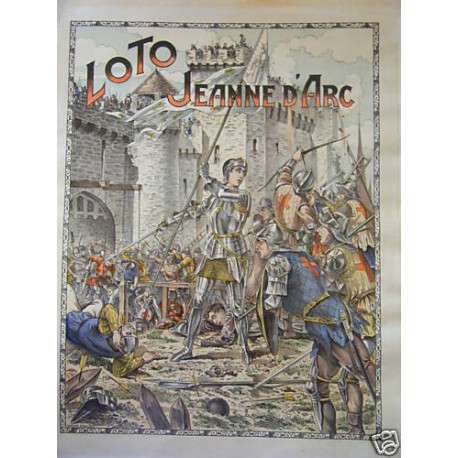 CHROMOLITHOGRAPHIE 20ème - LOTO JEANNE D' A RC