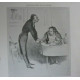 TIRAGE 20ème d' APRES UNE LITHOGRAPHIE DE DAUMIER GASTRONOMIE AU...